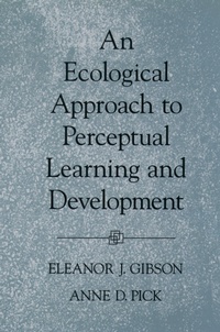 Enlarge image Cover: An Ecological Approach to Perceptual Learning and Development - OUP eBook