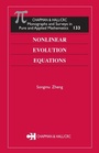Cover: Nonlinear Evolution Equations - Chapman and Hall