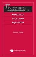 Cover: Nonlinear Evolution Equations - Chapman and Hall