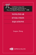 Cover: Nonlinear Evolution Equations - Chapman & Hall/CRC