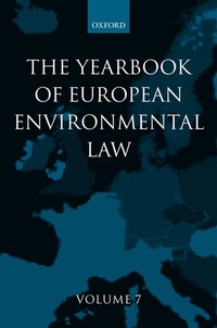 Bild: The Yearbook of European Environmental Law: v. 7 - Oxford University Press