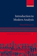 Cover: Introduction to Modern Analysis - Oxford University Press