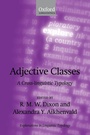 Cover: Adjective Classes - Oxford University Press