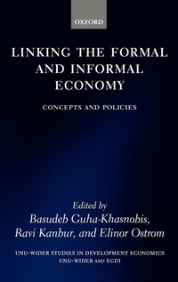 Enlarge image Cover: Linking the Formal and Informal Economy - Oxford University Press