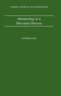 Cover: Interpreting As a Discourse Process - OUP USA