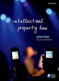 Enlarge image Cover: Intellectual Property Law Directions - Oxford University Press