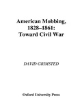 Cover: American Mobbing, 1828-1861 - OUP eBook