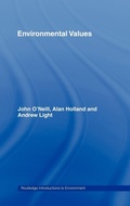 Cover: Environmental Values - Routledge