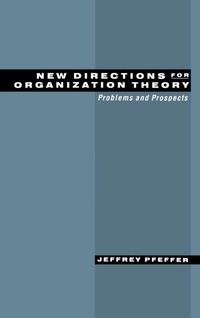 Enlarge image Cover: New Directions for Organization Theory - OUP USA
