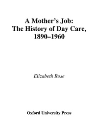 Enlarge image Cover: A Mother's Job - OUP eBook