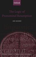 Cover: The Logic of Pronominal Resumption - Oxford University Press