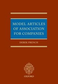 Enlarge image Cover: Model Articles of Association for Companies - Oxford University Press