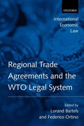 Cover: Regional Trade Agreements and the WTO Legal System - Oxford University Press