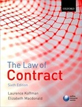 Cover: The Law of Contract - Oxford University Press