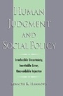 Cover: Human Judgment and Social Policy - OUP eBook
