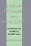 Cover: Human Judgment and Social Policy - OUP eBook