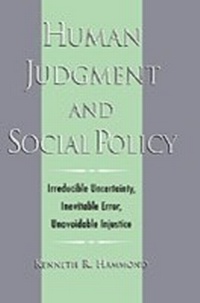 Enlarge image Cover: Human Judgment and Social Policy - OUP eBook