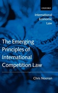 Cover: The Emerging Principles of International Competition Law - Oxford University Press