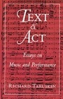 Cover: Text and Act - OUP eBook