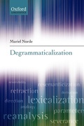 Cover: Degrammaticalization - Oxford University Press