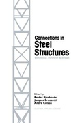 Cover: Connections in Steel Structures - Spon Press