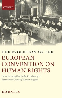 Enlarge image Cover: The Evolution of the European Convention on Human Rights - Oxford University Press