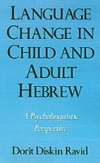 Abbildung von: Language Change in Child and Adult Hebrew - OUP eBook