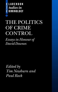 Abbildung von: The Politics of Crime Control - Oxford University Press