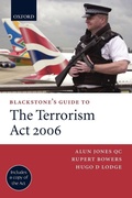 Bild: Blackstone's Guide to the Terrorism Act 2006 - Oxford University Press
