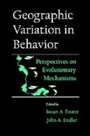 Cover: Geographic Variation in Behavior - OUP eBook