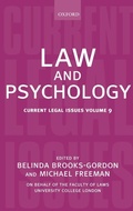 Cover: Law and Psychology - Oxford University Press