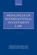 Cover: Principles of International Investment Law - Oxford University Press