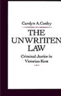 Cover: The Unwritten Law - Oxford University Press