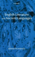 Cover: English Literature and Ancient Languages - Oxford University Press