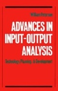 Cover: Advances in Input-Output Analysis - OUP eBook