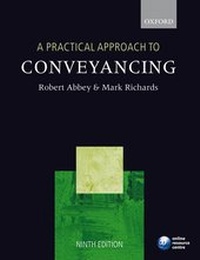 Enlarge image Cover: A Practical Approach to Conveyancing - Oxford University Press