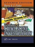 Cover: Techniques of Crime Scene Investigation, Fifth Edition - CRC Press