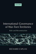 Cover: International Governance of War-Torn Territories - Oxford University Press
