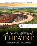 Cover: Instructor's Review Copy for A Concise History of Theatre - Pearson