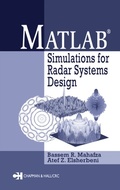 Cover: MATLAB Simulations for Radar Systems Design - Chapman and Hall