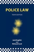 Cover: Police Law - Oxford University Press