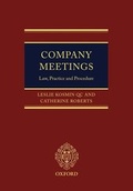 Cover: Company Meetings - Oxford University Press