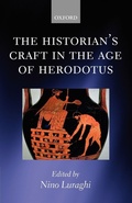 Cover: The Historian's Craft in the Age of Herodotus - Oxford University Press