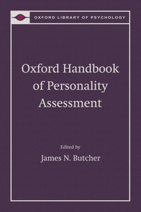 Enlarge image Cover: Oxford Handbook of Personality Assessment - Oxford University Press Inc