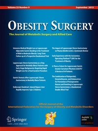Abbildung von: Obesity Surgery - Springer