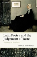 Cover: Latin Poetry and the Judgement of Taste - Oxford University Press