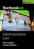 Cover: Textbook on Administrative Law - Oxford University Press