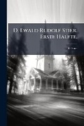 Cover: D. Ewald Rudolf Stier. Erste Haelfte. - Nabu Press