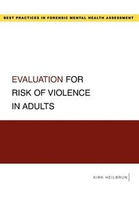 Enlarge image Cover: Evaluation for Risk of Violence in Adults - Oxford University Press Inc