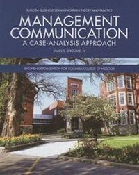 Enlarge image Cover: Management Communication: A Case-Analysis Approach - Pearson Learning Solutions